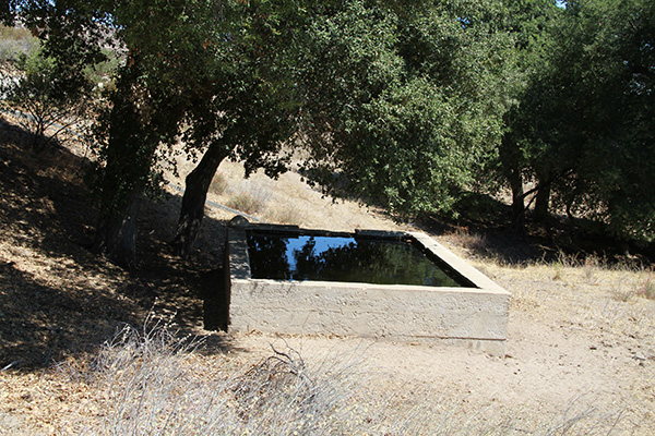 Boxed spring located in Manzanita reservation