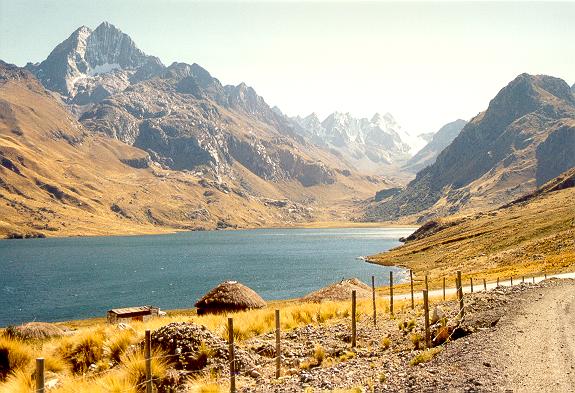 Lake Querococha, Ancash, Peru.