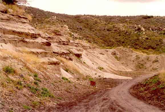 View of Joe Bill Canyon, in Tecate Creek, Baja California, Mexico