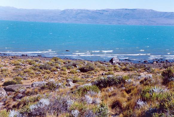  Lago Argentino, headwaters of the Rio Santa Cruz, Patagonia, Argentina (1991).
