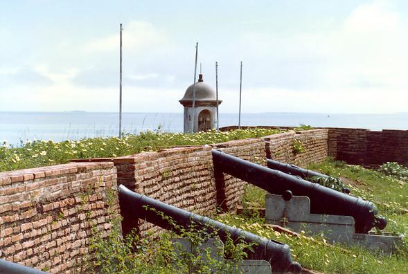 Mouth of the Amazon river, from the Fort at Macapa, Brazil (1989).