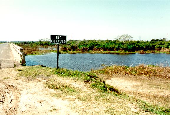 Rio Confuso (Confused river) in the Paraguayan Chaco.