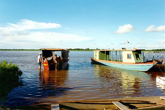 Rio Paraguay at Corumba, Mato Grosso do Sul, Brazil (1995).