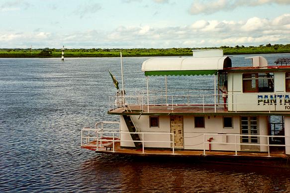 Rio Paraguay at Corumba, Mato Grosso do Sul, Brazil (1995).