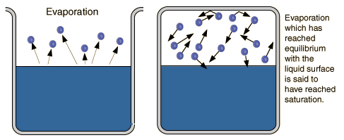 saturation vapor pressure analog