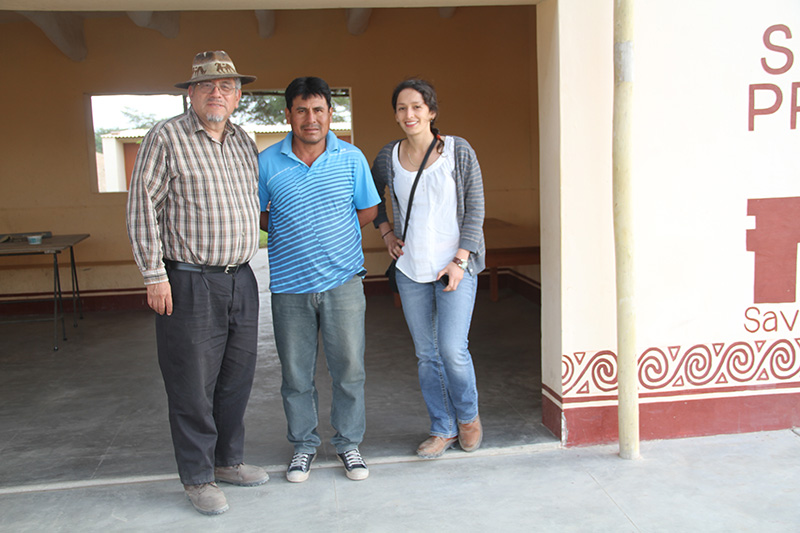 Victor Miguel Ponce, Jose Ibarolla y Rosa Aguilar en San Jose del Moro.