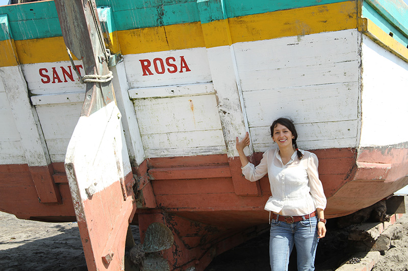 Rosa Aguilar en Santa Rosa, Chiclayo, Perú.