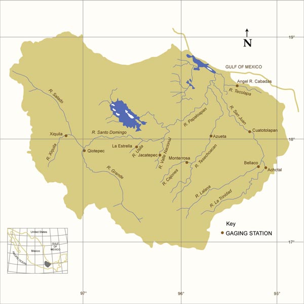 papaloapan river basin map