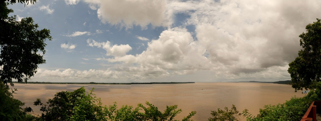 The Amazon river at the Obidos Narrows