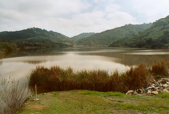 Turner reservoir, San Diego County, California