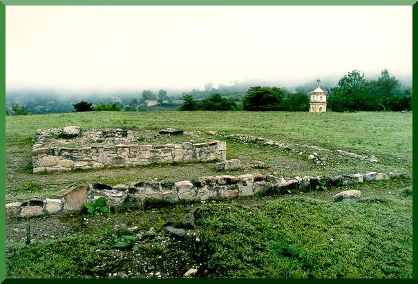 Remains of ceremonial grounds
