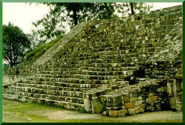 First pyramid of Huamelulpam.