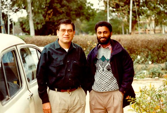 Dr. Ponce with Mr. Shetty at NIH Head Office, Roorke, Uttaranchal, India. 